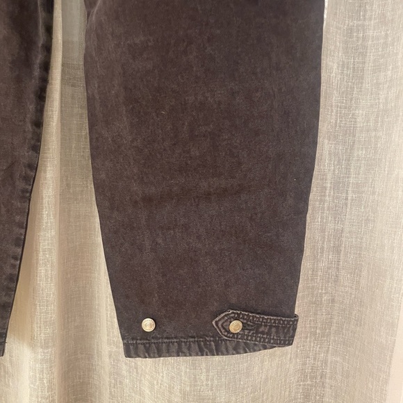 ASOS Weekday Shiloh Workwear Black Cargo Jeans - Picture 10 of 10